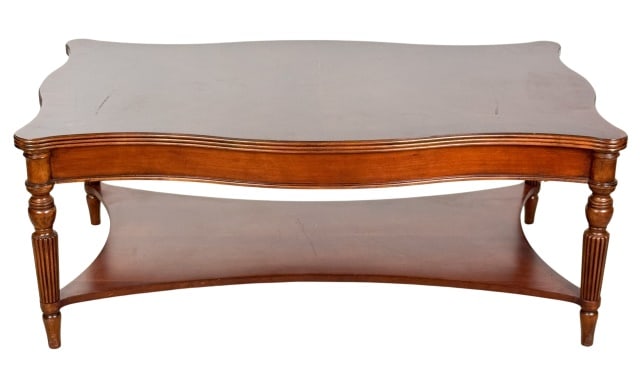 Bassett Hand Carved Mahogany Coffee Table (1 of 7)