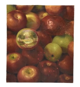 Julie Heffernan Accumulated Self Portrait Painting