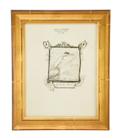 Louis Michel Eilshemius Silliness Pen Ink Drawing