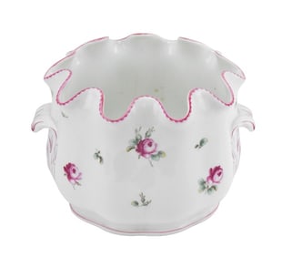 Richard Ginori Amalfi Pink Antique Rose Cache Pot