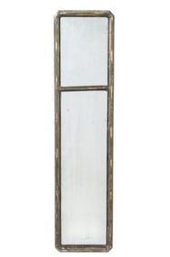Tradition Style Distressed Gilt Painted Mirror