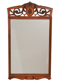 Vintage Georgian Style Hand Carved Mirror