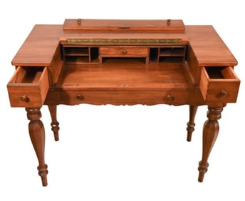 Antique Spinet Hand Carved Writing Desk