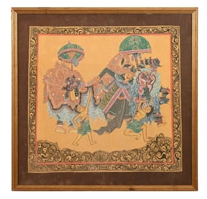 Balinese Thangka Gauche Painting Dragon