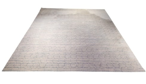 Contemporary Halo Knights Handmade Wool Rug