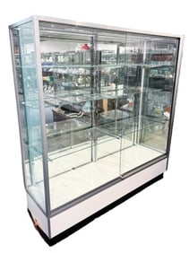 72 Inches Wall Glass Display Cabinet