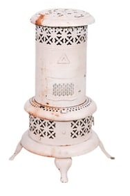 Antique Victorian Metal Kerosene Oil Heater