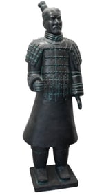 Chinese Ceramic Warrior Statue