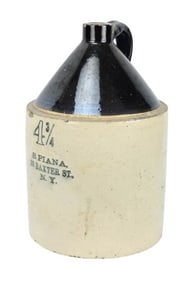 Vintage Salt Glaze Pottery Stoneware Jug