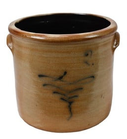 J. Fisher Salt Pottery #2 Crock