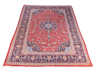 Persian Kashan Hand Knotted Rug