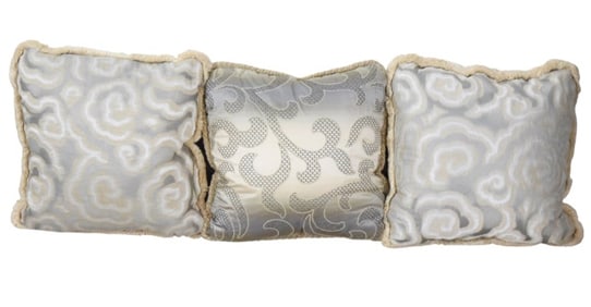 3 Custom Made Down Filled Throw Pillows