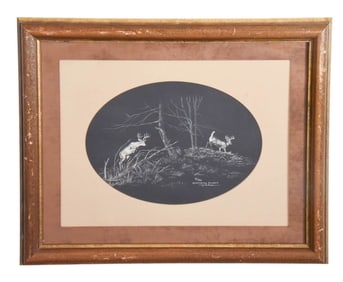 Mel Dobson Signed Serigraph Graceful Flight