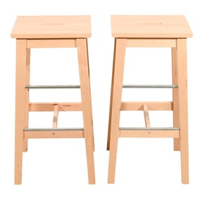 Pair Modern Bosse Bar Stools