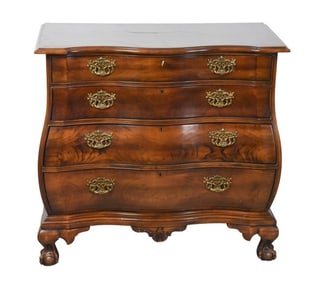 Baroque Style Carved Chest of Drawers