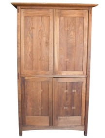 Stickley Arts and Crafts Mission Cherry TV Armoire