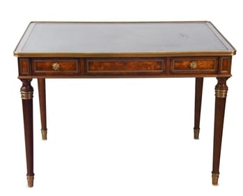 Theodore Alexander Leather Inset Writing Table