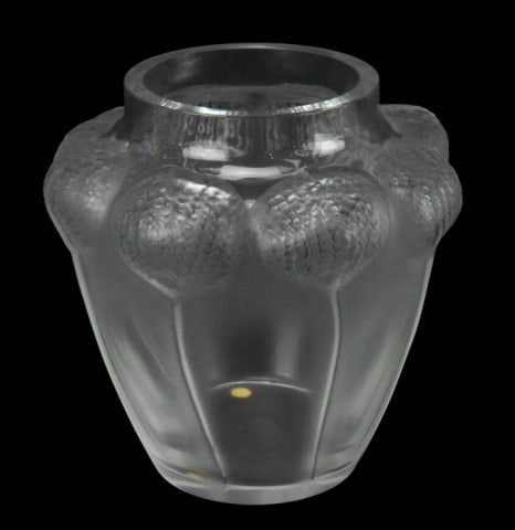 Lalique France Bali Crystal Vase (1 of 6)