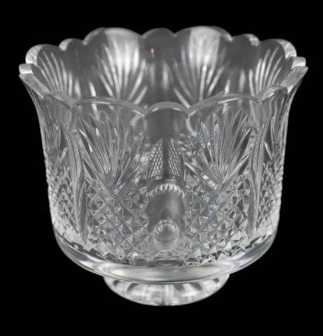 Waterford Crystal Trifle Dish: Waterford Crystal Trifle Dish. Measures 8 inches x 9 inches.