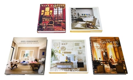 5- 20th C Decorating and Design Coffee Table Books