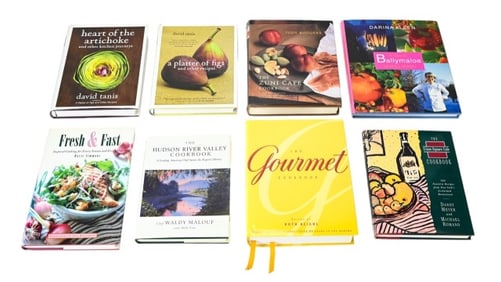 8 20th C Coffee Table Books Cookbooks by Chefs