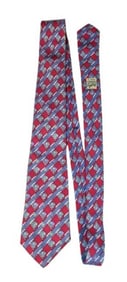 Hermes France Men's Silk Tie Hot Air Balloon