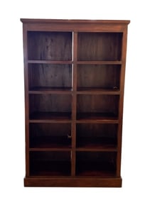 Amish Country Style Open Bookshelf