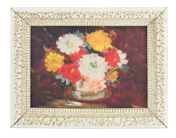 Barbara Farraher Oil Painting Still Life of Vase