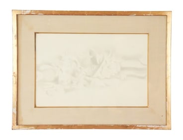 Earl Stroh Pencil Drawing of Still Life