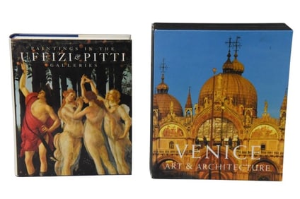 Books: Uffizi Paintings & Venice Architecture