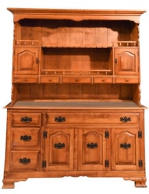 Antique Cushman Colonial Buffet with Hutch