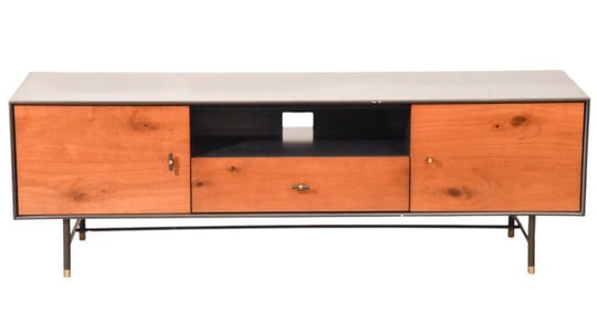 Mid Century West Elm Low Console Media Cabinet