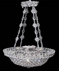 Italian Dome Crystal 12 Light Chandelier