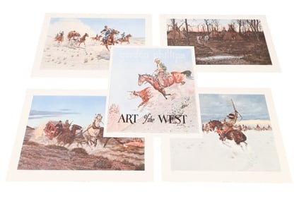 5 Gordon Phillips Signed Numbered Western Prints