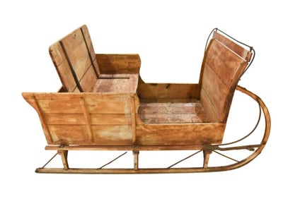 Antique Horse Drawn Portland Cutter Sleigh