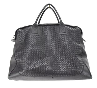 Bottega Veneta Intrecciato Leather Weekender Bag