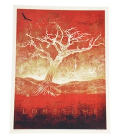 Shepard Fairey "Tom Dula" Screen Print