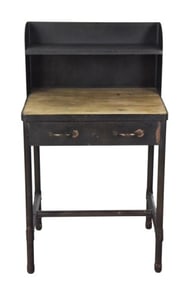 Restoration Hardware Metal Desk or Potting Station
