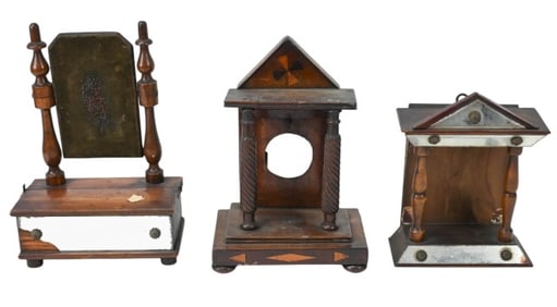 Antique Salesman Sample Hand Carved Vanity Mirrors