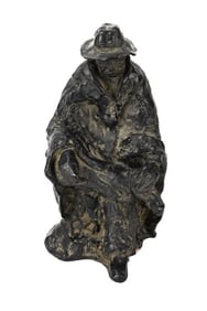 Tino Petronzio Seated Man Composition Sculpture