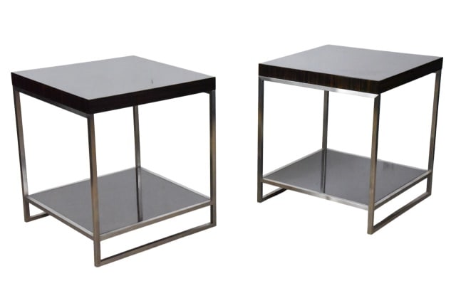 Pair Steve Silver Lucia Chair Side End Tables (1 of 13)
