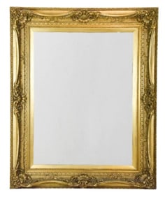 Large Palace Size Antique Carved Rococco Mirror