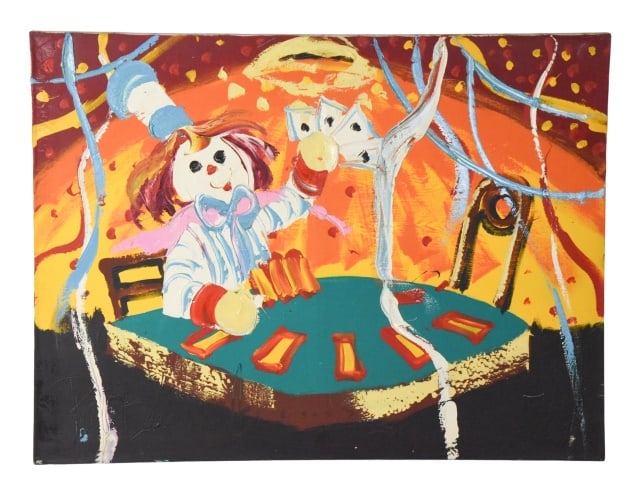 Paul Blaine Henrie Black Jack Beats Oil on Canvas (1 of 12)