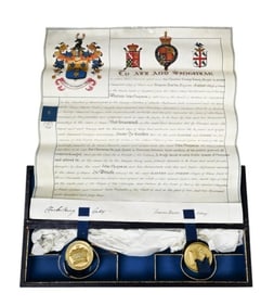 1843 Baronial Investiture of John Chapman in Case