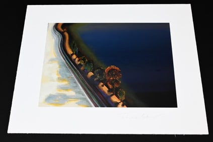 Wayne Thiebaud Pencil Signed Print on Card Stock