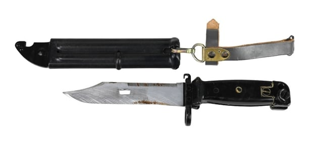 East German AK47 Bayonet Knife Bayonet Scabbard