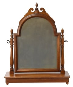 Antique Carved Mahogany Dressing Table Mirror