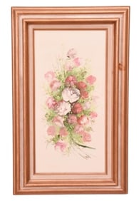 Henry Bell Signed Oil Painting Floral Still Life