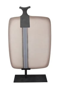 Southwest Pottery Sculpture on Metal Stand