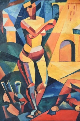 After Nadezha Udaltsova "Three Figures" - 4